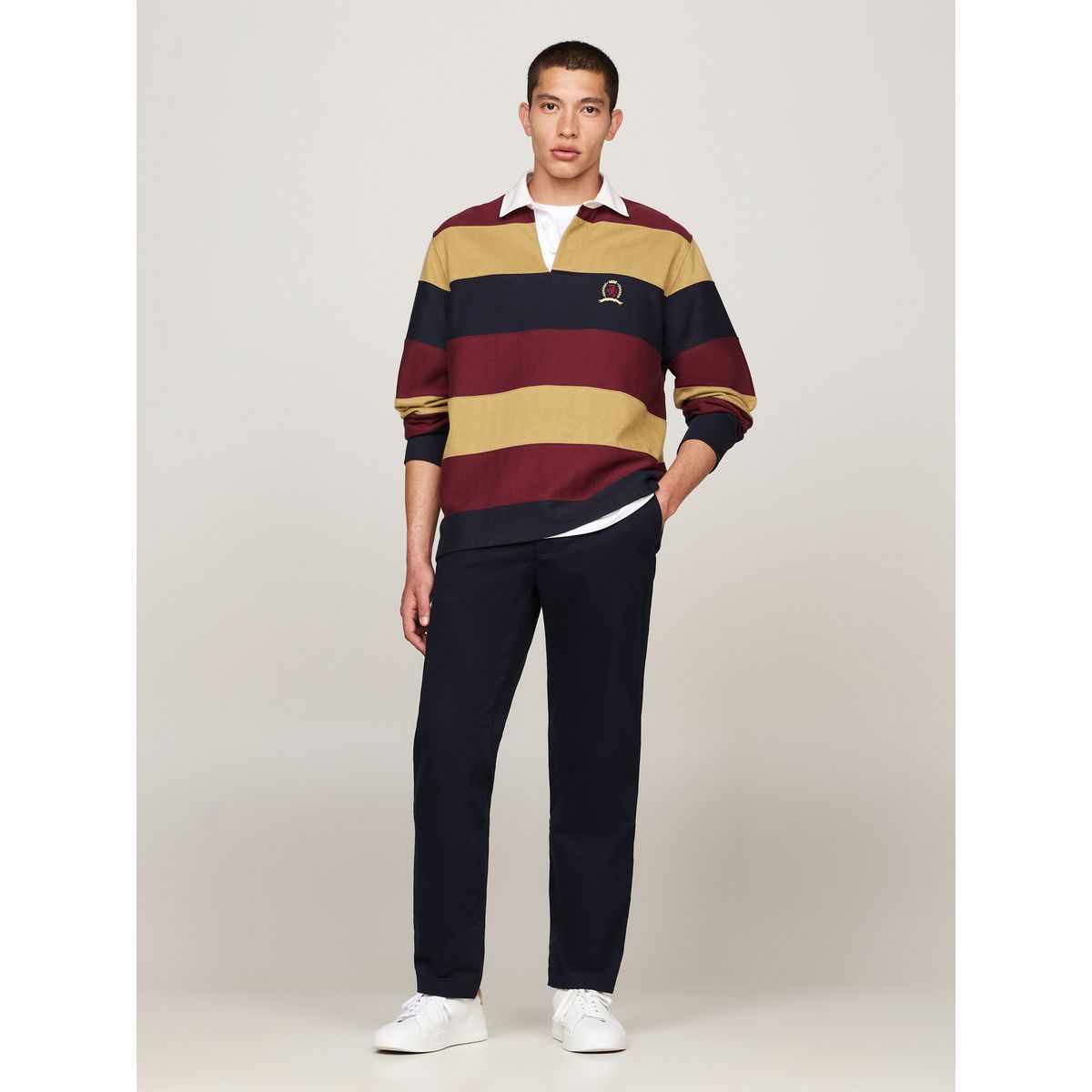 TOMMY HILFIGER - Pantalón Chino Denton Straight Fit Azul Tommy Hilfiger