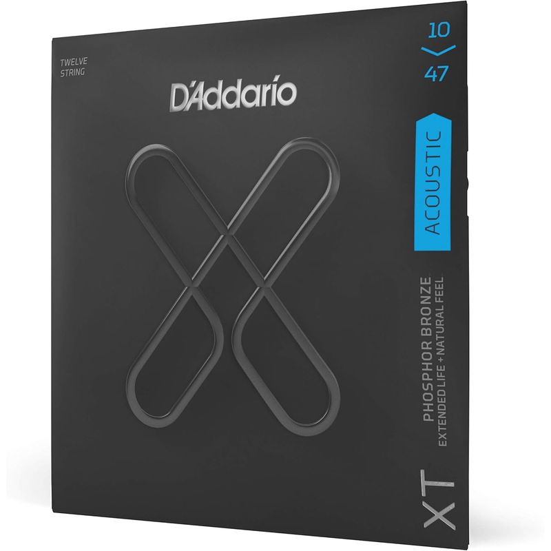 DADDARIO - Cuerdas Guitarra Acústica 12 Cuerdas Daddario XTAPB1047-12