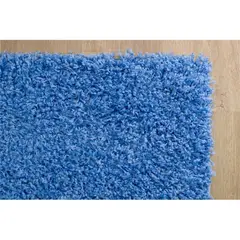 GENERICO - Alfombra Medio Oriente Shaggys 155x245 Azul