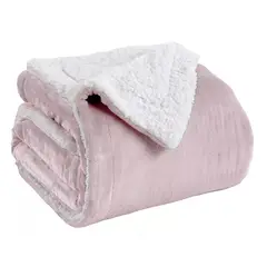 GENERICO - Frazada Polar Chiporro Manta Frazada Suave Sherpa 150x200cm.