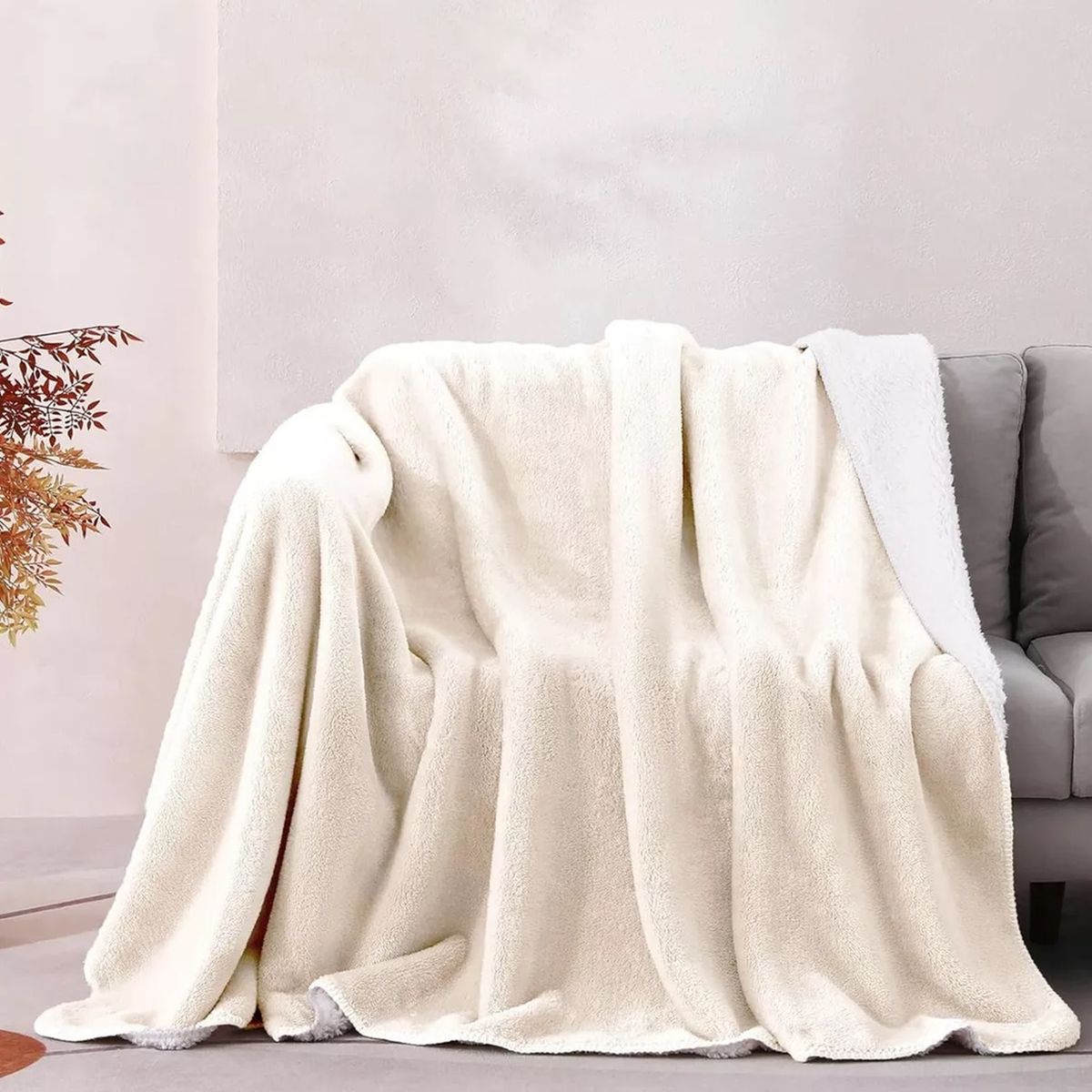 GENERICO - Frazada Polar Chiporro Manta Frazada Suave Sherpa 150x200cm.