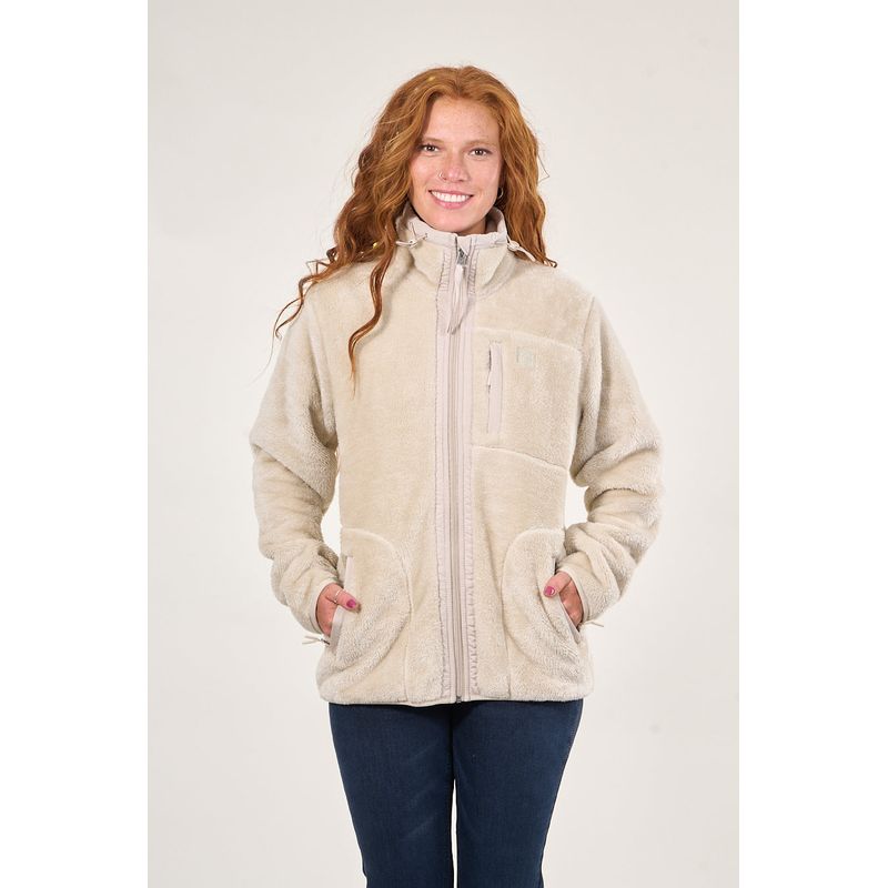POLEMIC - Poleron polar mujer Shaggy cuello alto VW8760 Polemic
