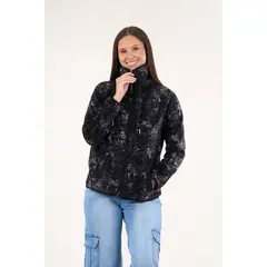 POLEMIC - Poleron polar mujer Procesado Full Zipper Print VW8762