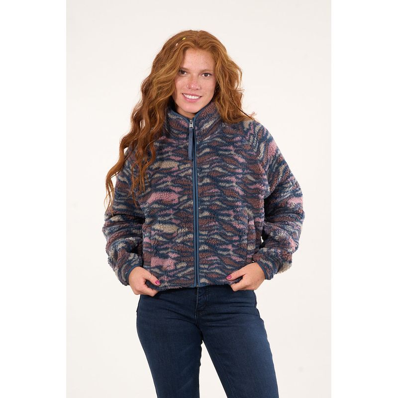 POLEMIC - Poleron Sherpa Full zipper cuello alto  VW8764 Polemic.