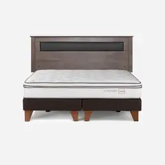 ROSEN - Cama Europea Classique+ King 180x200 cm + Respaldo Ferrara