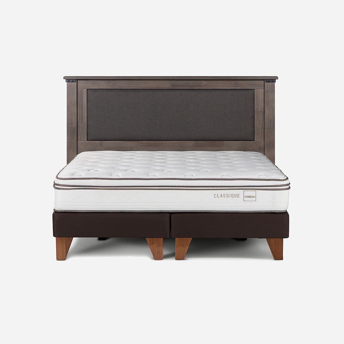 ROSEN - Cama Europea Classique+ King 180x200 cm + Respaldo New Ray