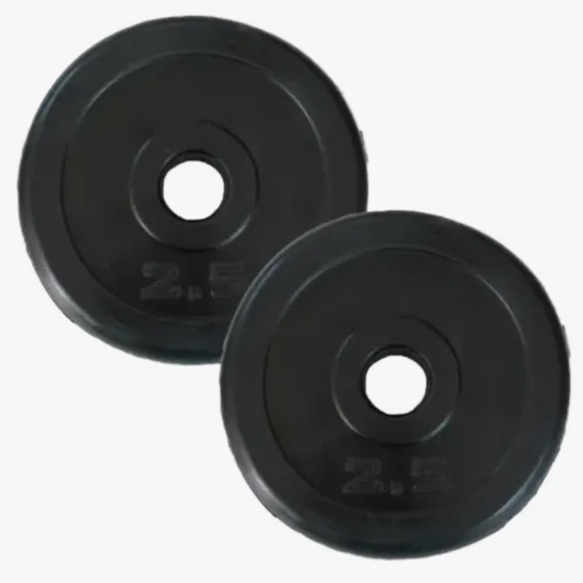 DALI - 2 Discos Engomados 2,5kg Pre Olimpico Total De 5kg