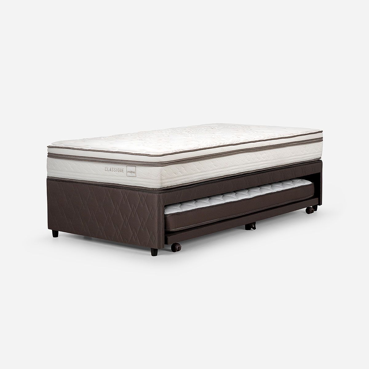 ROSEN - Diván Cama Classique+ Base Independiente 1,5 Plz 105x200 cm