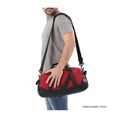 TOTTO - Bolso Deportivo Viaje Gym Unisex Rojo
