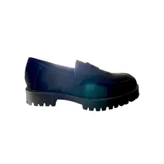 HERIEL - Mocasín Negro Gamuza Mujer