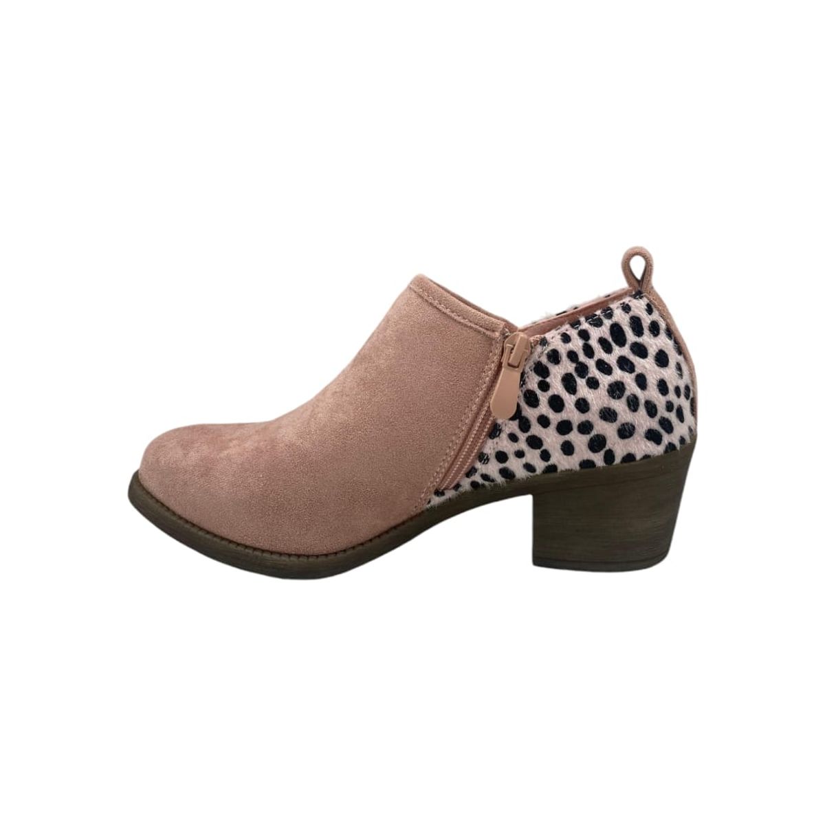 HERIEL - Botín Rosa Taco Mujer.