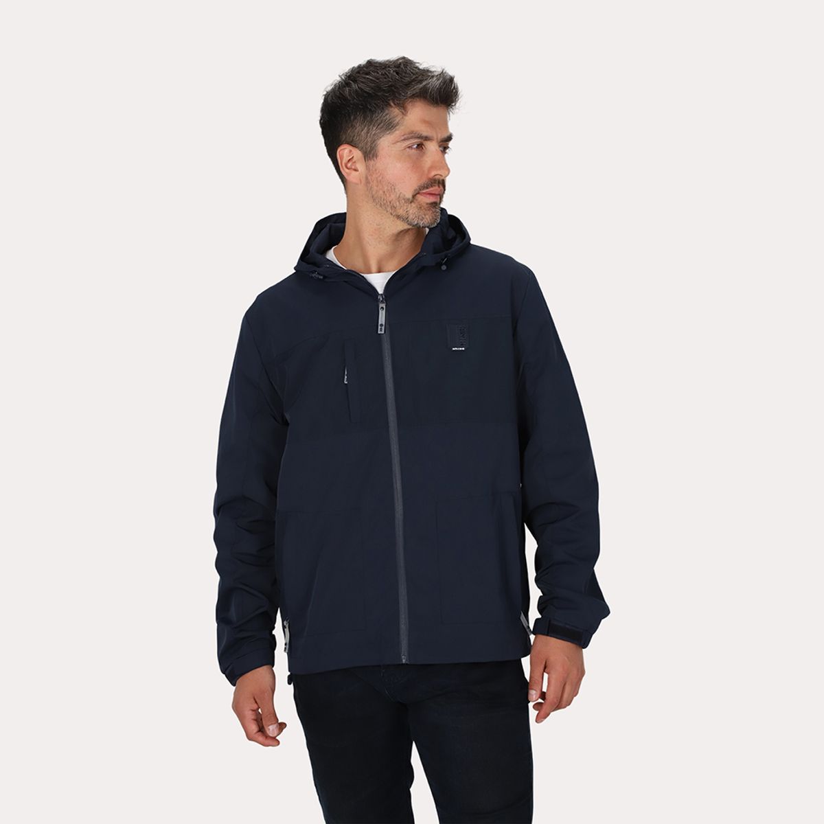 GANGSTER - Cortaviento Reversible Boreal Azul Marino Gangster