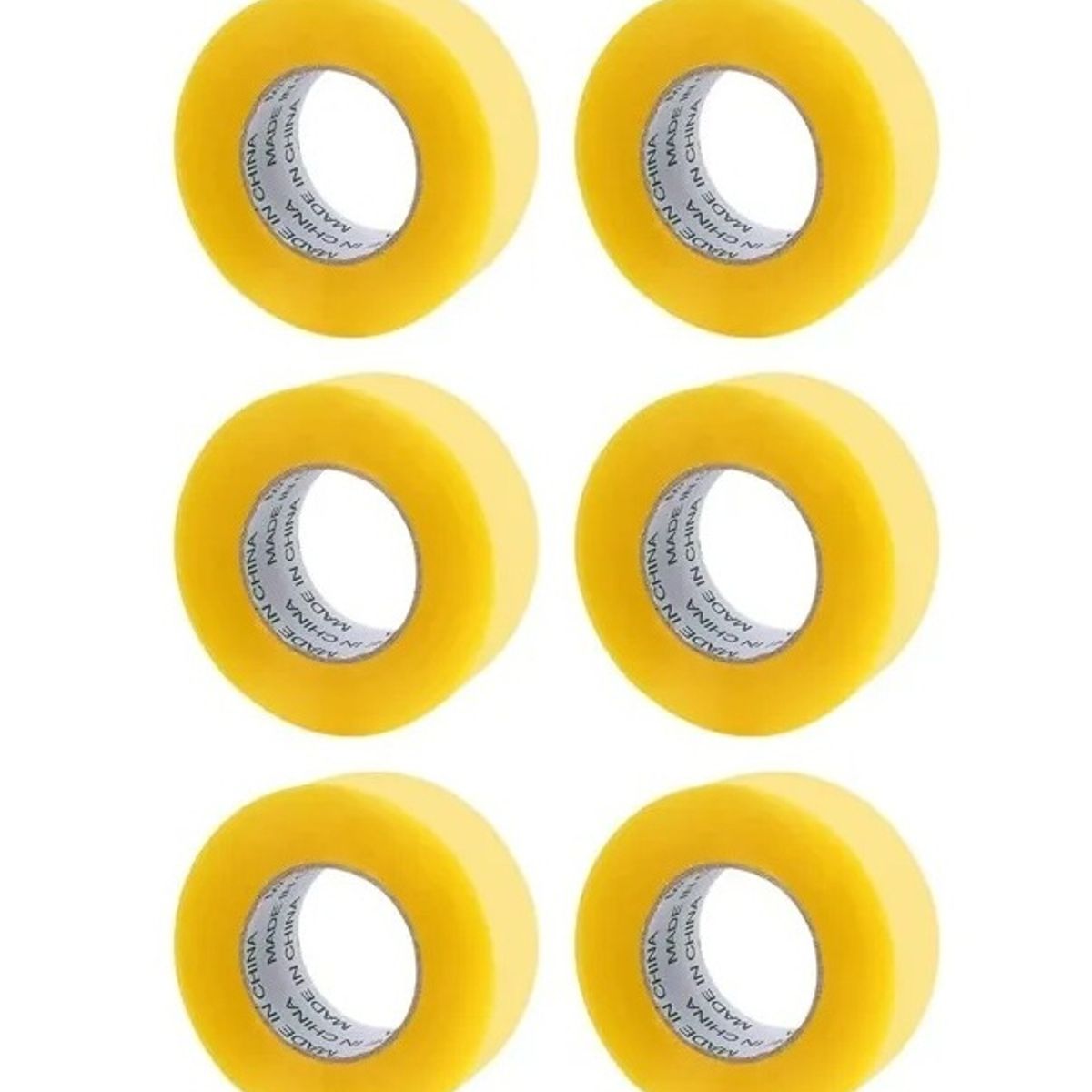 GENERICO - Pack 6 Scotchs Cinta Adhesiva 300 Mts X 48 Mm Alta Calidad