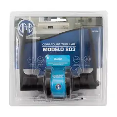 ODIS - Cerradura Tubular Con Manilla 203 Baño Negro