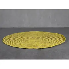 DECOMUEBLES - Alfombra el Circulo Amarillo