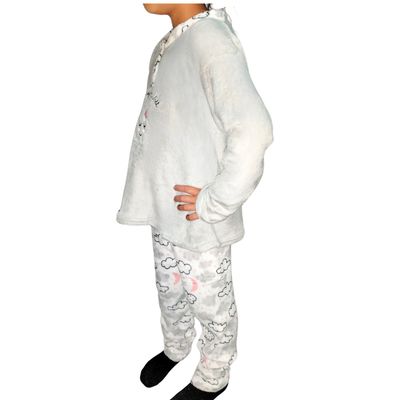 Imagen 2 del producto Pijama Polar Niñas Diseños Nube y Colores Invierno 476