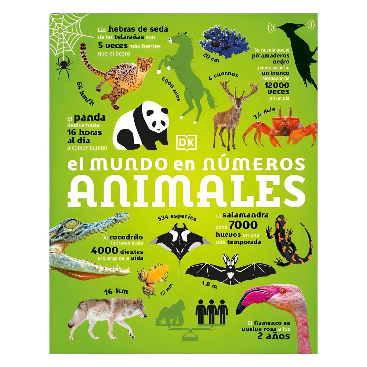 TOP10BOOKS - LIBRO El Mundo En Numeros: Animales - El Mundo En Numeros: Animales
