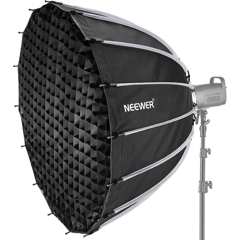 NEEWER - Softbox Parabólico Neewer de 120 cm con Grid​