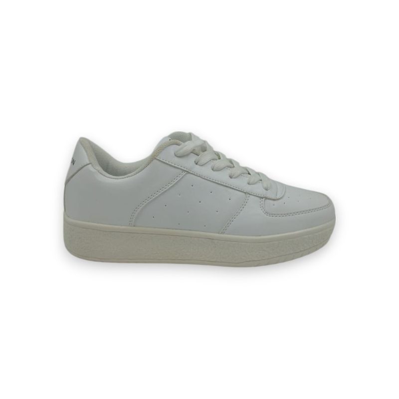 HERIEL - Zapatilla Blanca Plataforma Mujer