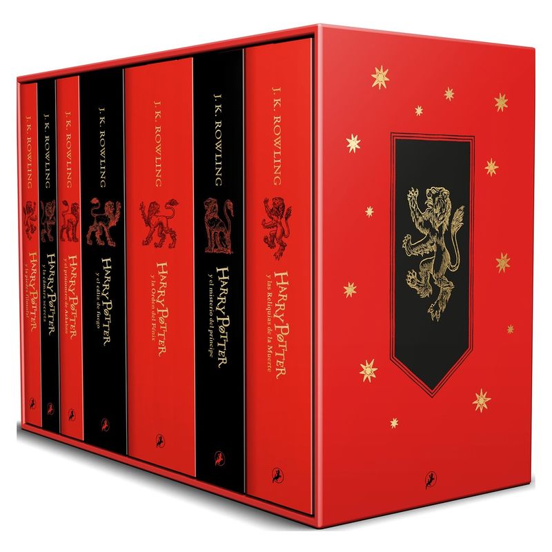 TOP10BOOKS - LIBRO ESTUCHE BIBLIOTECA GRIFFINDOR / J. K. ROWLING /  SALAMANDRA