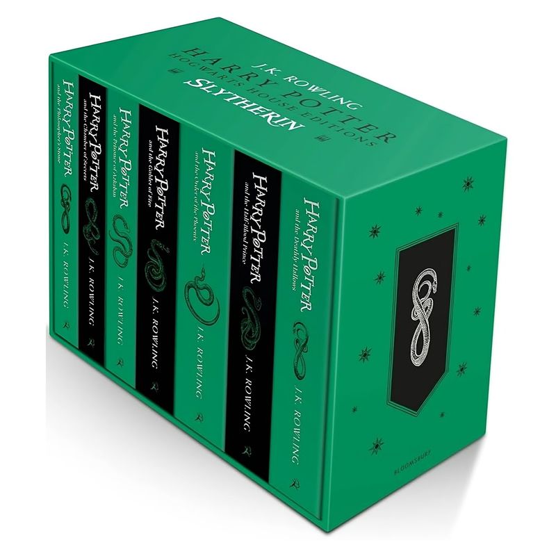 TOP10BOOKS - LIBRO ESTUCHE BIBLIOTECA SLYTHERIN / J. K. ROWLING /  SALAMANDRA BOLSILLO