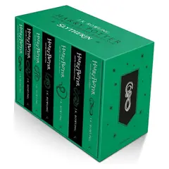 TOP10BOOKS - LIBRO ESTUCHE BIBLIOTECA SLYTHERIN / J. K. ROWLING / SALAMANDRA BOLSILLO