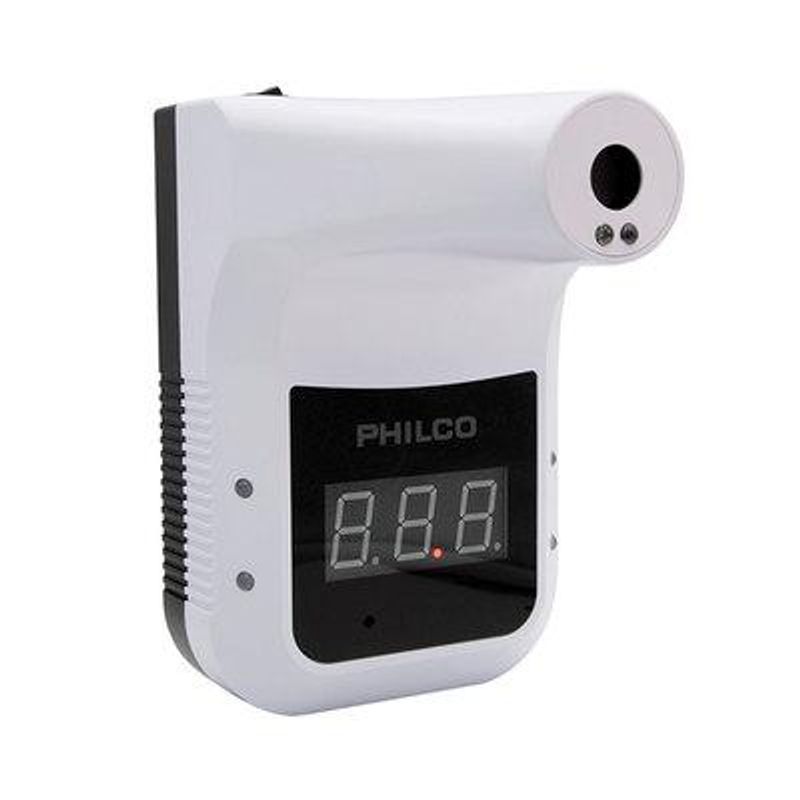 PHILCO - Termómetro Infrarrojo De Pared Multifunción - Blanco.-