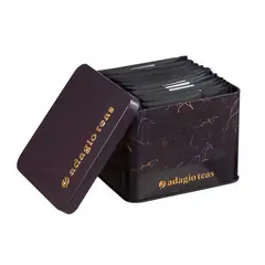 ADAGIO TEAS - Pack Té 5 Colores Negro Diseños 15 Teabags