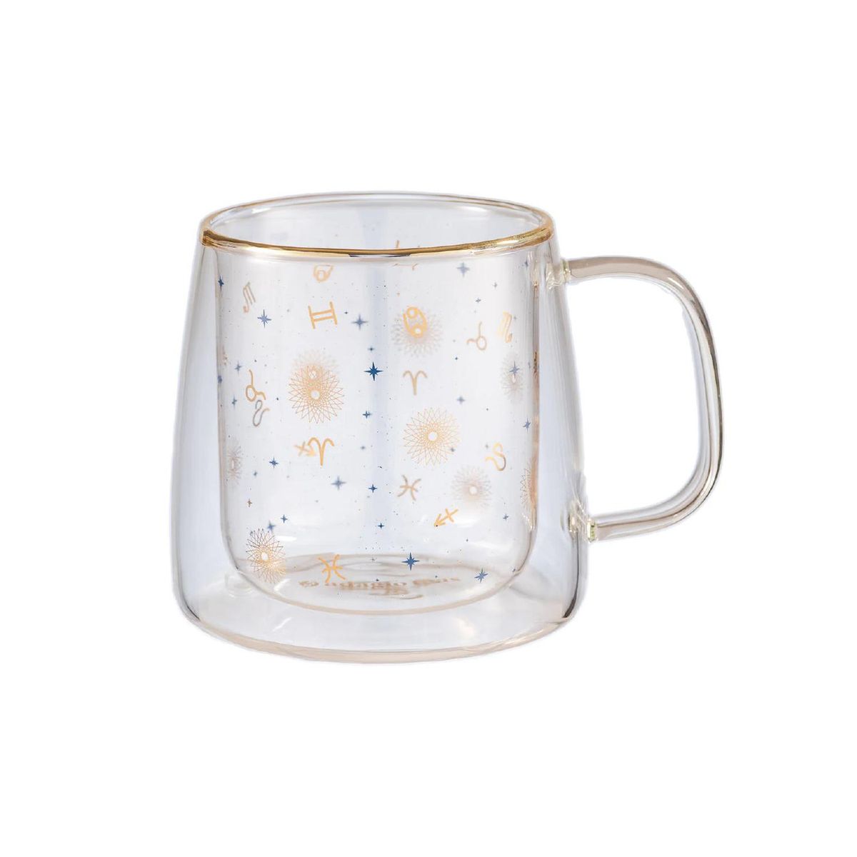 ADAGIO TEAS - Taza Doble Vidrio Zodiac & Astrology 400 ml