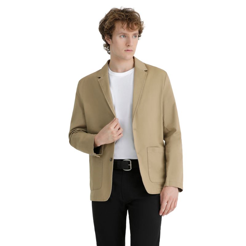 DOCKERS - Chaqueta Blazer Hombre Sport Regular Fit Khaki Dockers.