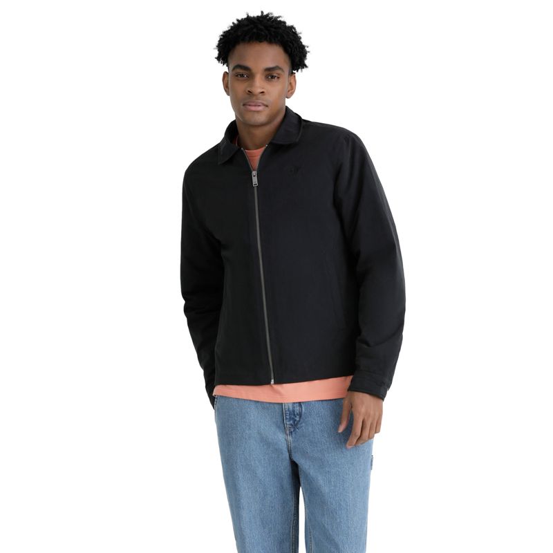 DOCKERS - Chaqueta Hombre Laydown Collar Regular Fit Negra Dockers.