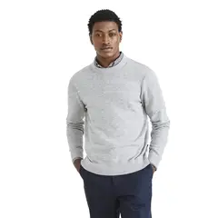 DOCKERS - Sweater Hombre Crewneck Regular Fit Gris