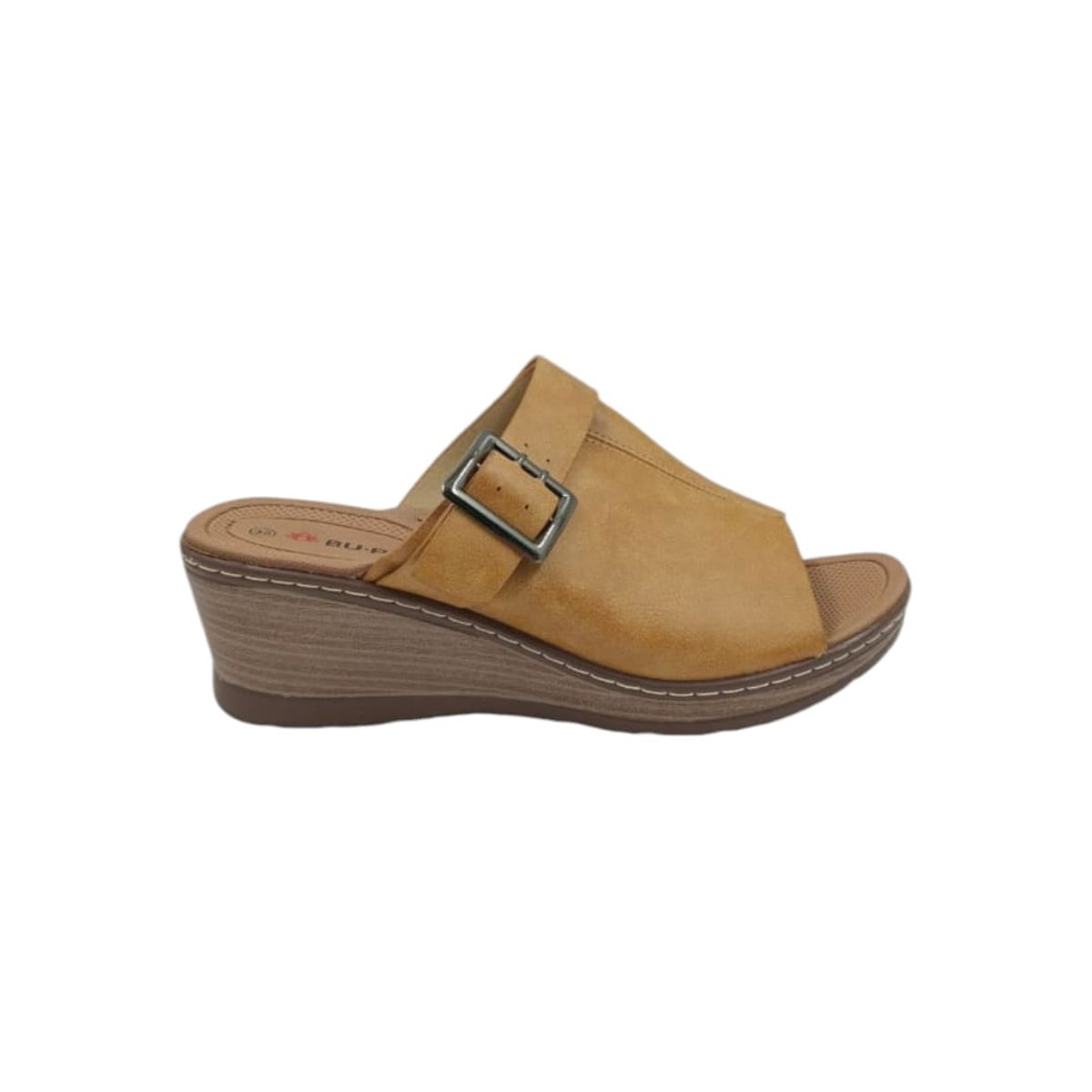 HERIEL - Sandalia Camel Plataforma  Mujer