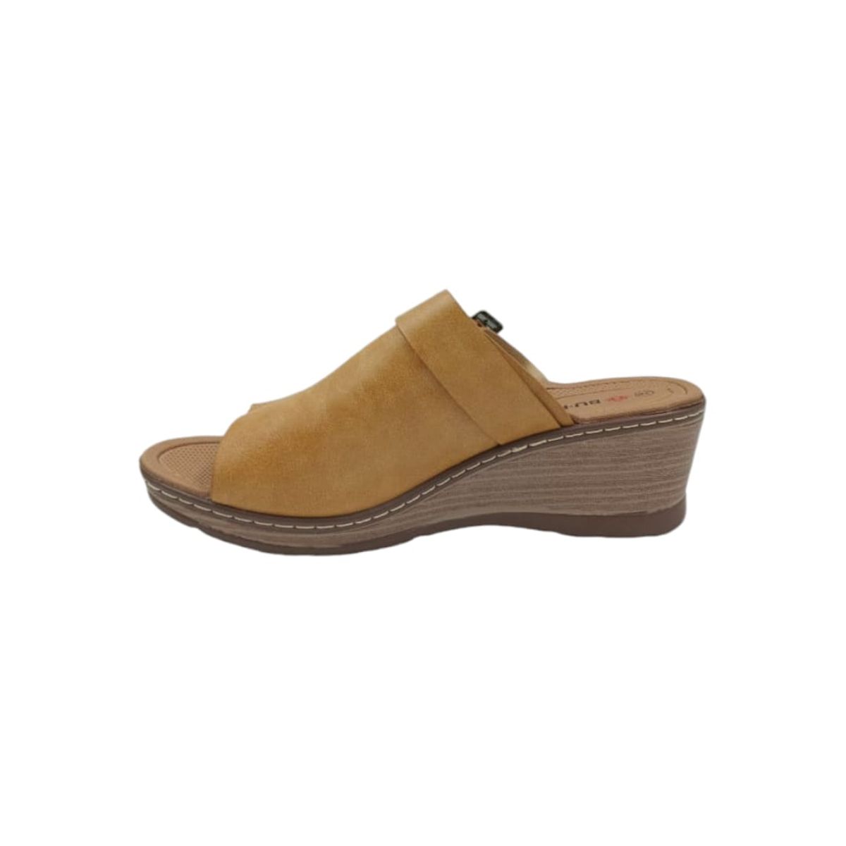 HERIEL - Sandalia Camel Plataforma  Mujer