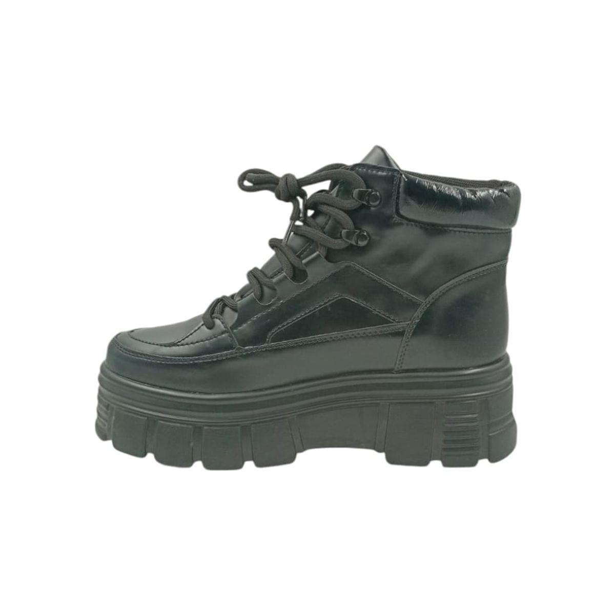 HERIEL - Zapatilla Negra Plataforma Mujer