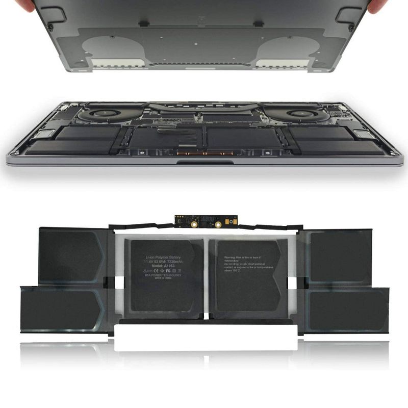 OEM - Bateria de Repuesto A1953 Para Macbook Pro 15 A1990 2018-2019