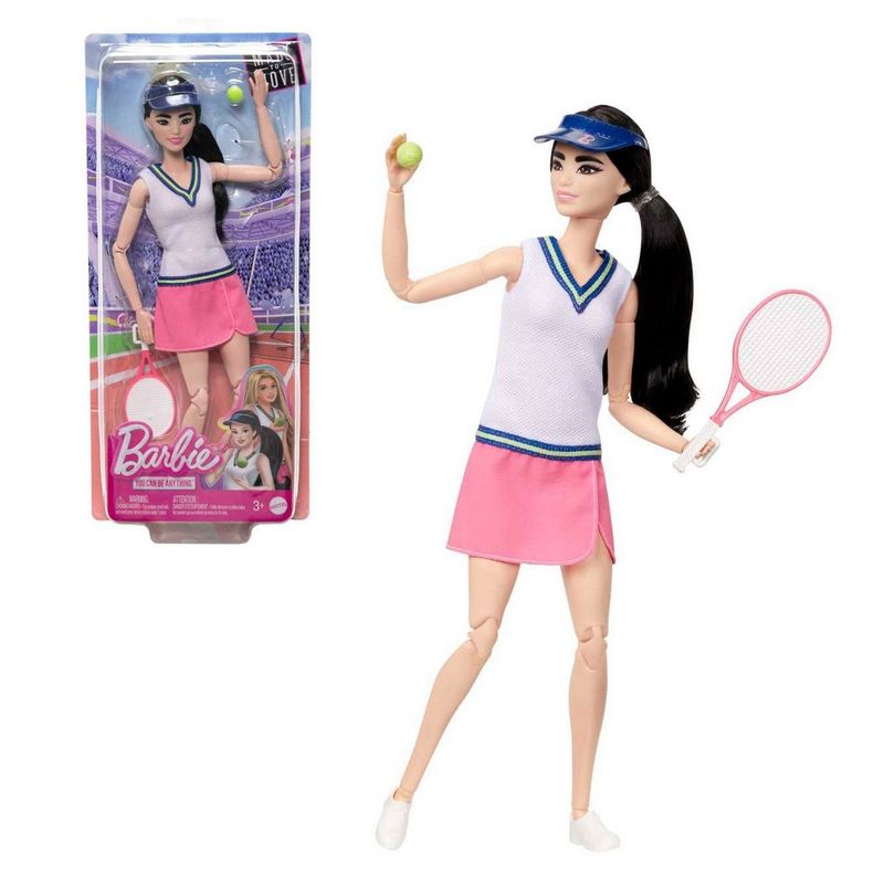 BARBIE - BARBIE PROFESIONES MUÑECA DEPORTISTAS - TENISTA