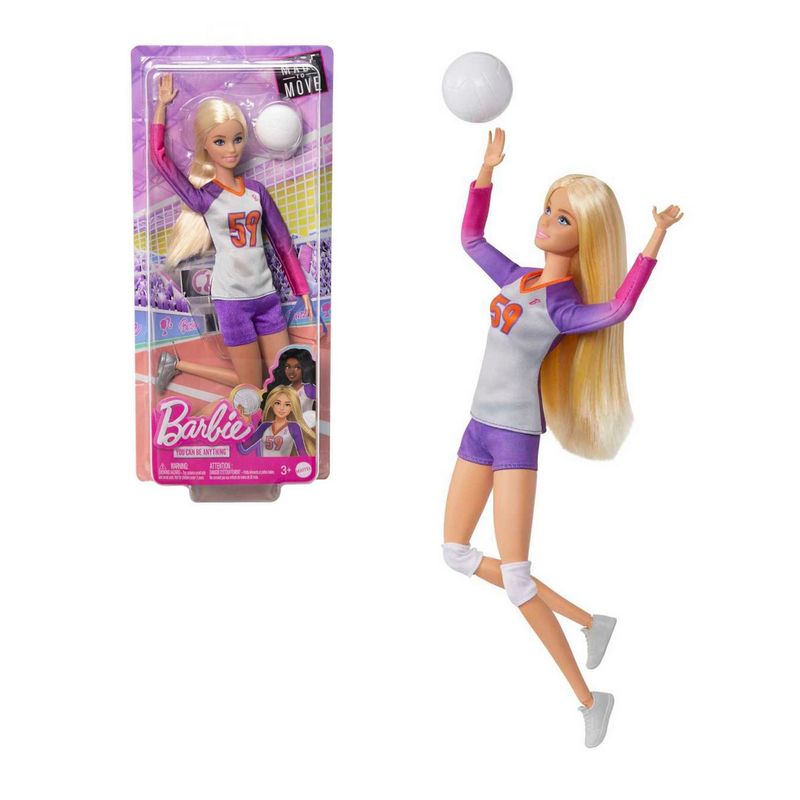 BARBIE - BARBIE PROFESIONES MUÑECA DEPORTISTAS - VOLEIBOL