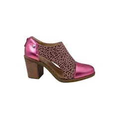 HERIEL - Zapato Fucsia Taco Mujer.