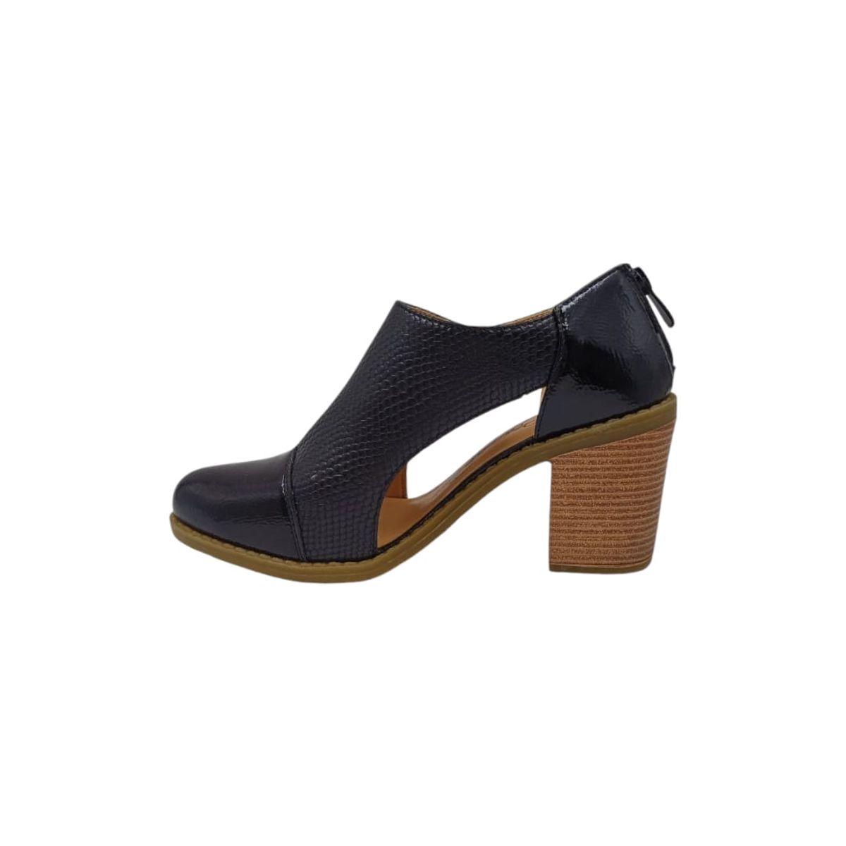 HERIEL - Zapato Negro Taco Mujer