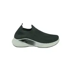 HERIEL - Zapatilla Negra Textil Mujer.