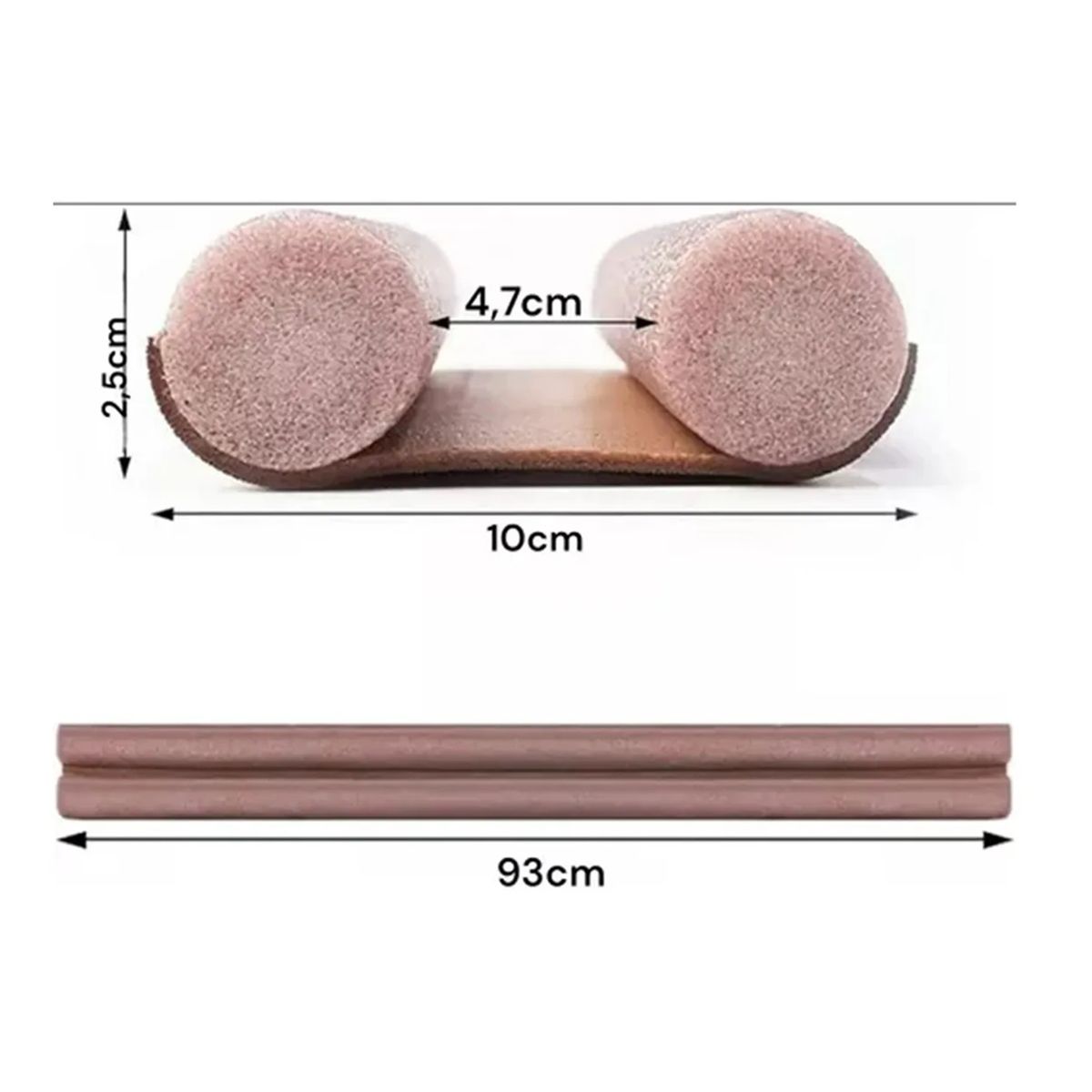 GENERICO - Protector Aislante De Frio Calor Polvo Para Puerta Y Ventana