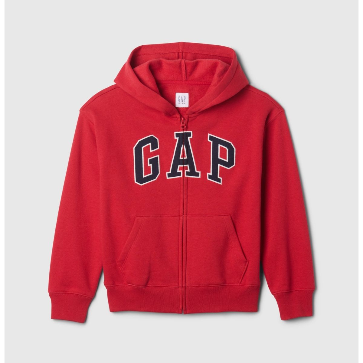 GAP - Polerón Niño Logo Con Cierre Rojo GAP