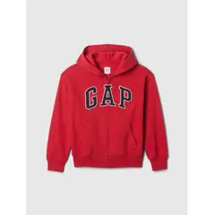 GAP - Polerón Niño Logo Con Cierre Rojo GAP.