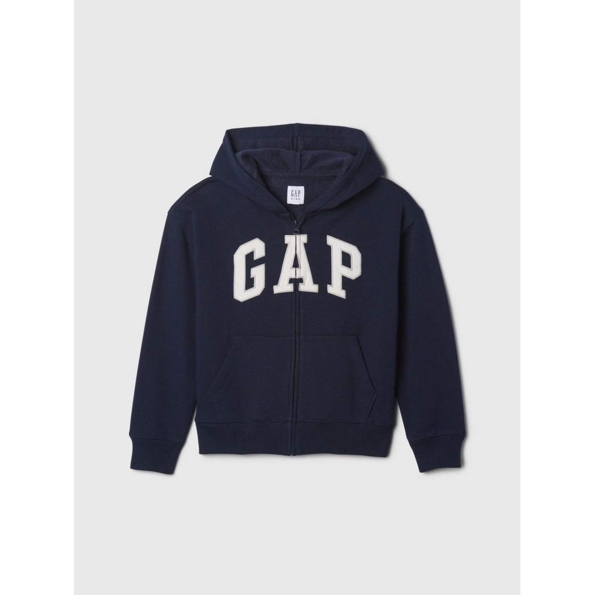 GAP - Polerón Niño Logo Con Cierre Azul GAP