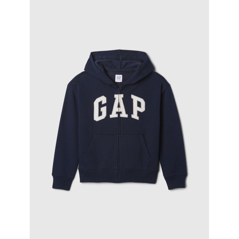 GAP - Polerón Niño Logo Con Cierre Azul GAP