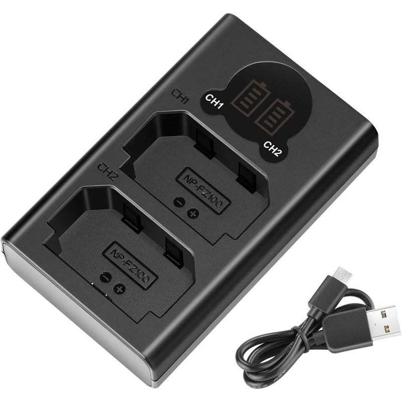 NEEWER - Cargador Dual USB Neewer para Baterías NP-FZ100​