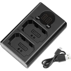 NEEWER - Cargador Dual USB para Baterías NP-FZ100​