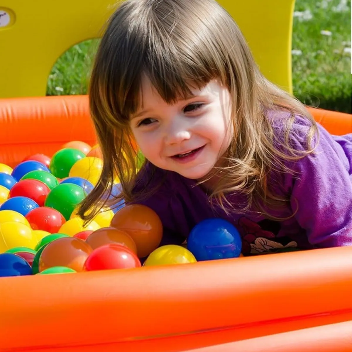 GENERICO - SET DE 100 PELOTAS PLASTICAS 5.5 CM