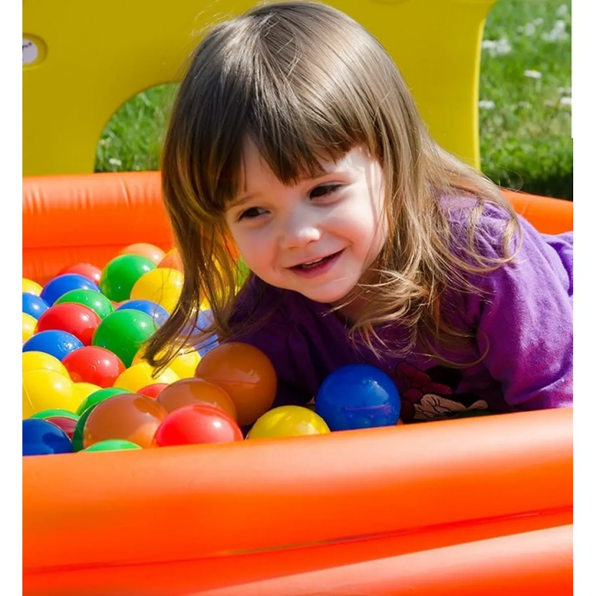 GENERICO - SET DE 100 PELOTAS PLASTICAS 5.5 CM